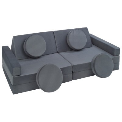 Canapé modulaire multifonctionnel de blocs en mousse pour les enfants 